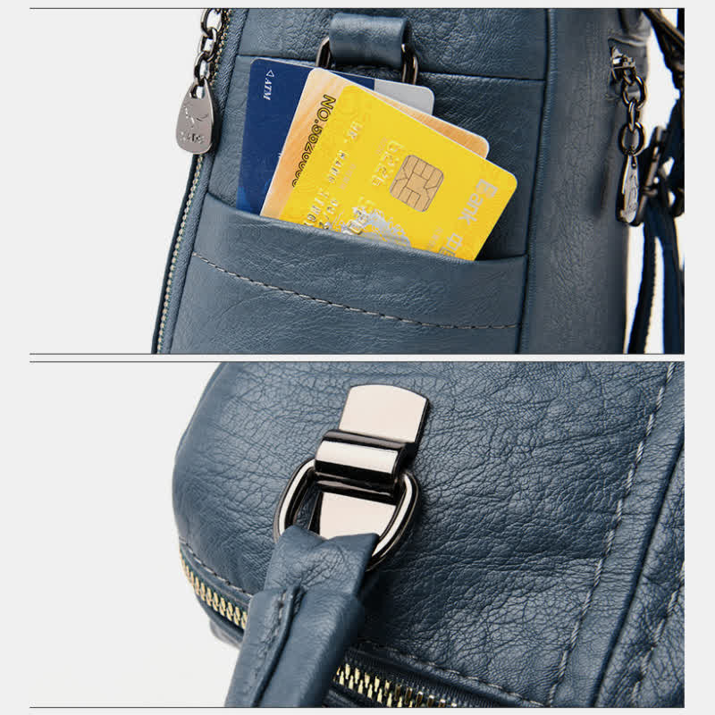 Multifunctional LargeCapacity Elegant Shoulder Bag Crossbody Bag Backpack