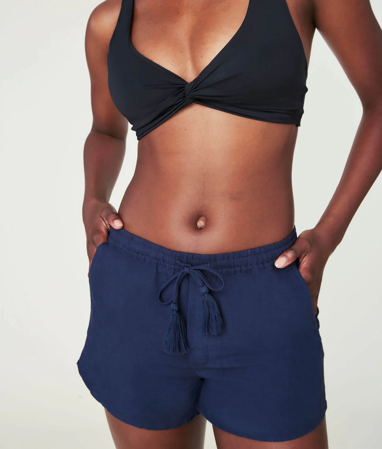 The Graciosa Short - Linen - Midnight