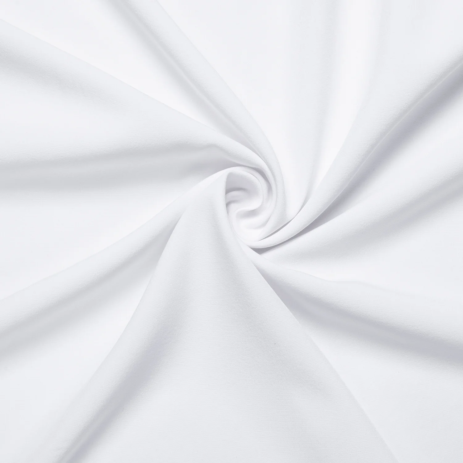 Splicing Style Pure White with Blue Paisley Edge Men's Solid Long Sleeve Shirt