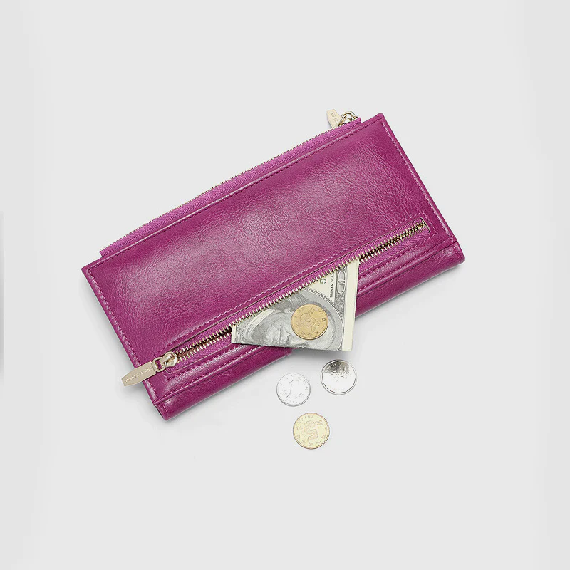 Multi-Slot Elegant Card Holder Long Wallet