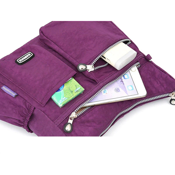 Women's Waterproof Solid Crossbody Bag