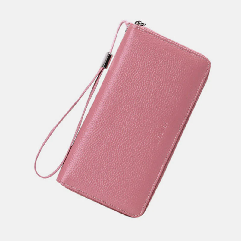 RFID Genuine Leather Large Capacity Wallet