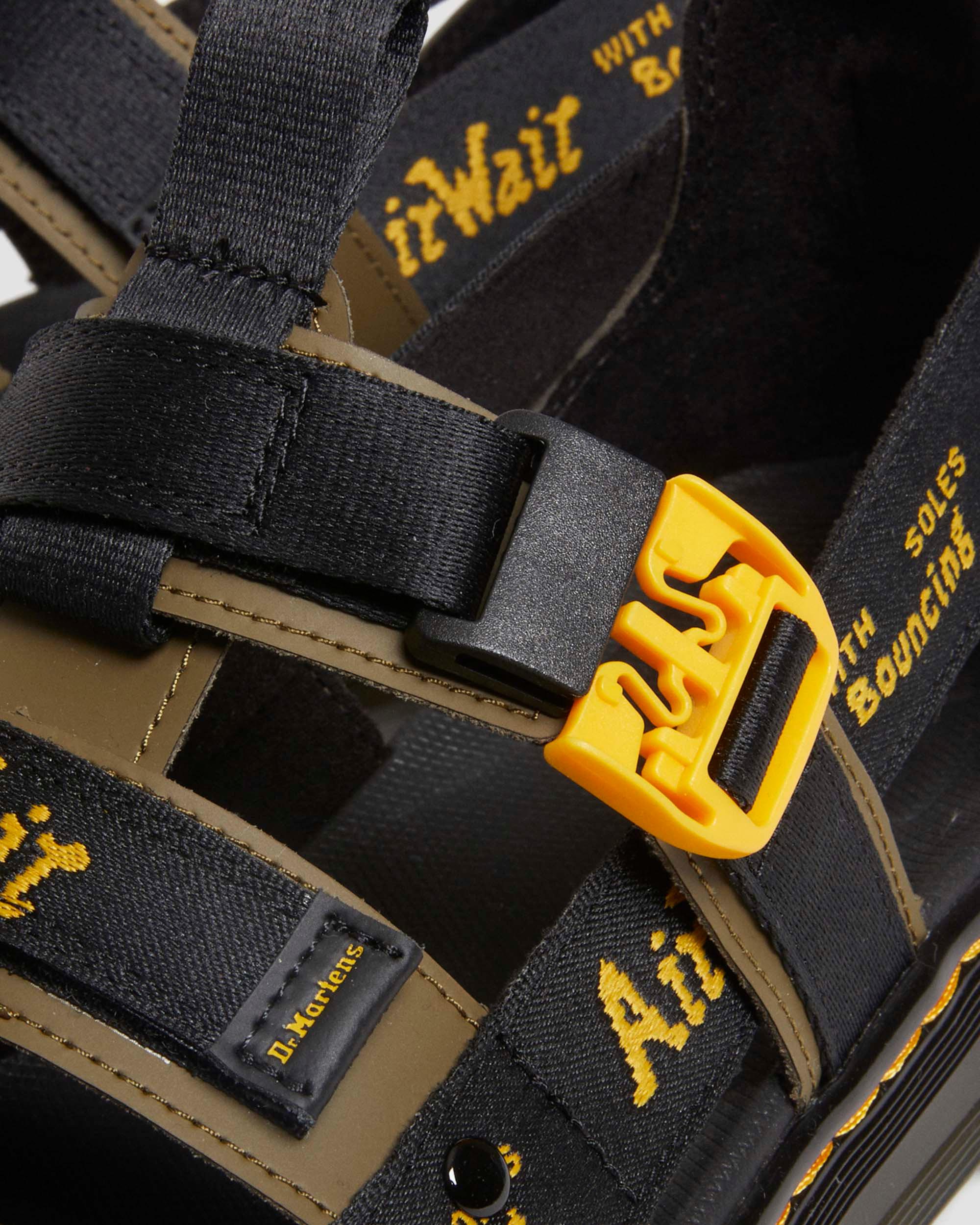 Pearson II Leather Logo Strap Sandals