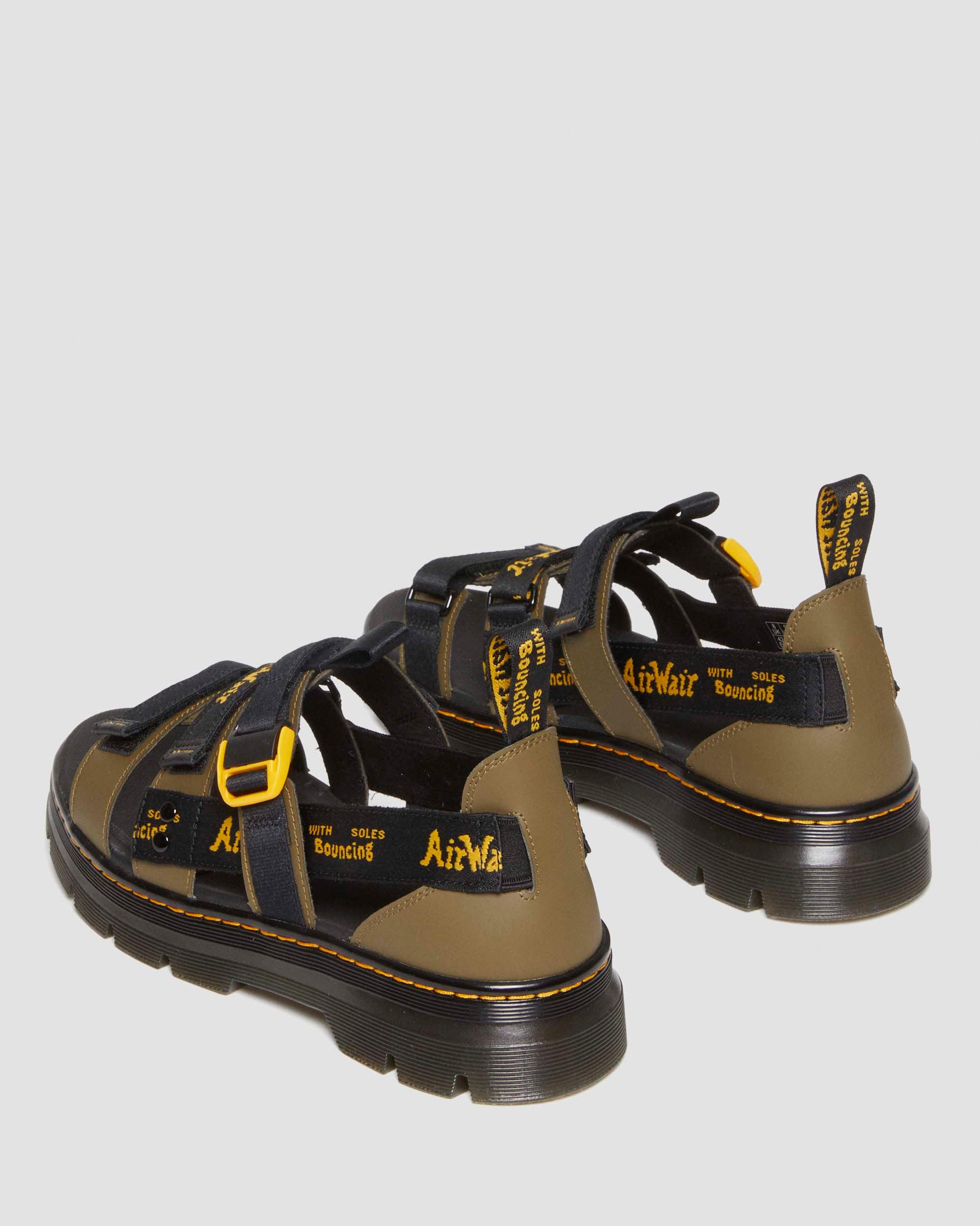 Pearson II Leather Logo Strap Sandals