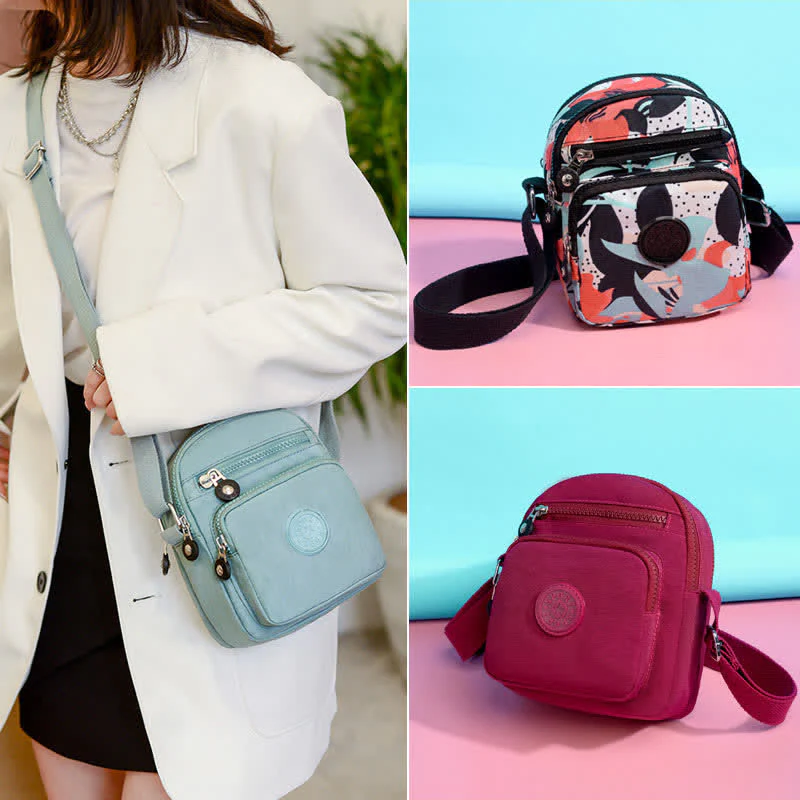Multi-Carry Solid Color Crossbody Bag