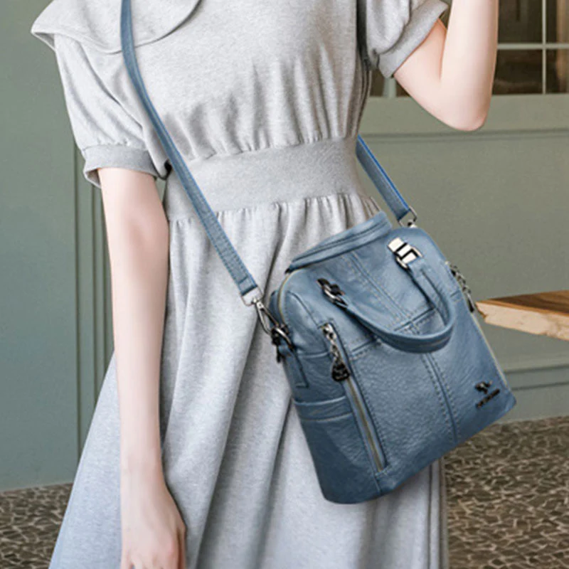 Multifunctional LargeCapacity Elegant Shoulder Bag Crossbody Bag Backpack