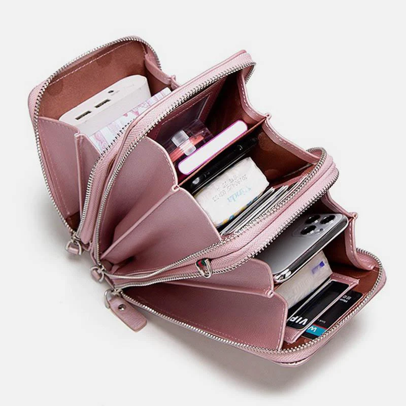 Large Capacity Multi-Slot Crossbody Phone Bag