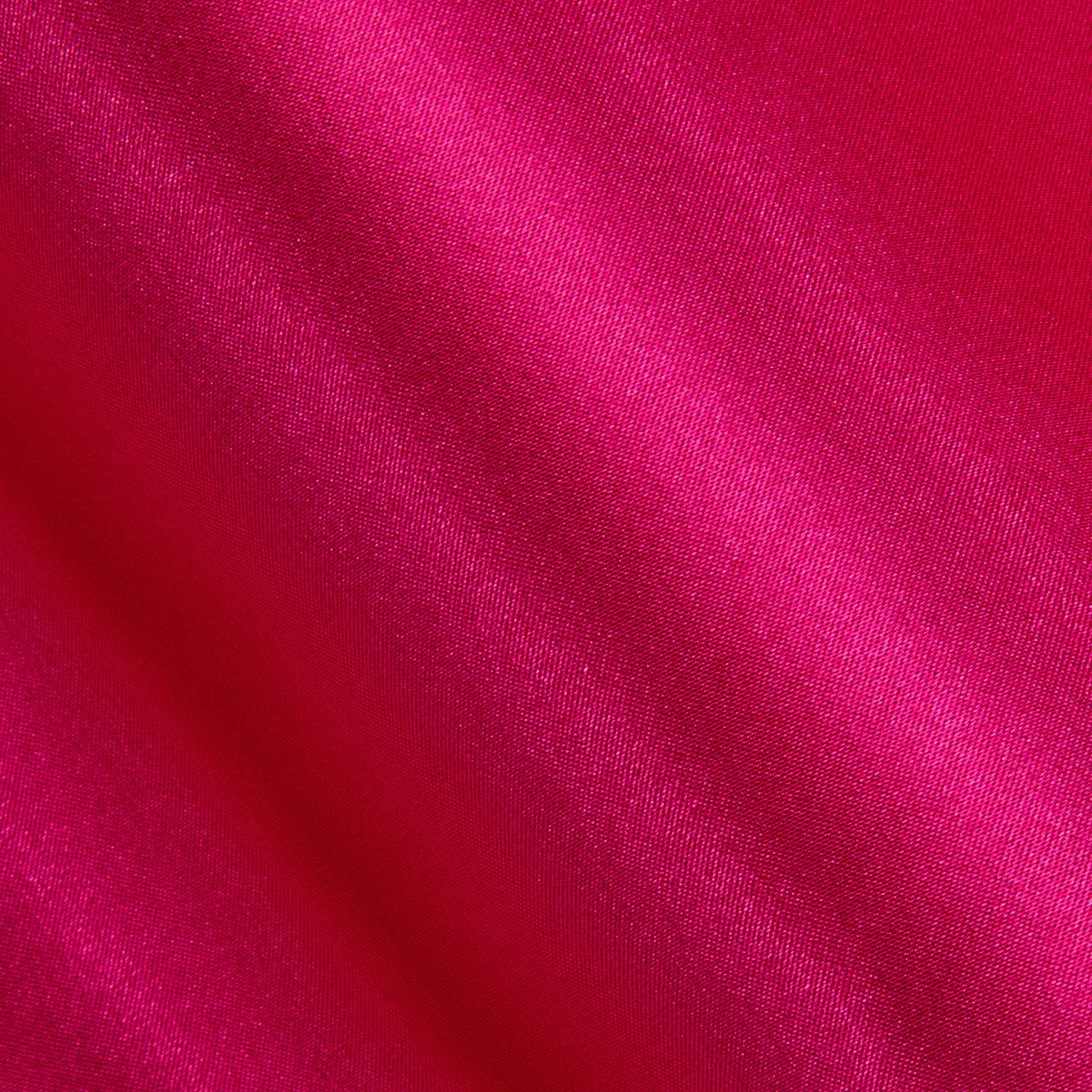 DeepPink Solid Silk Men's Long Sleeve Shirt