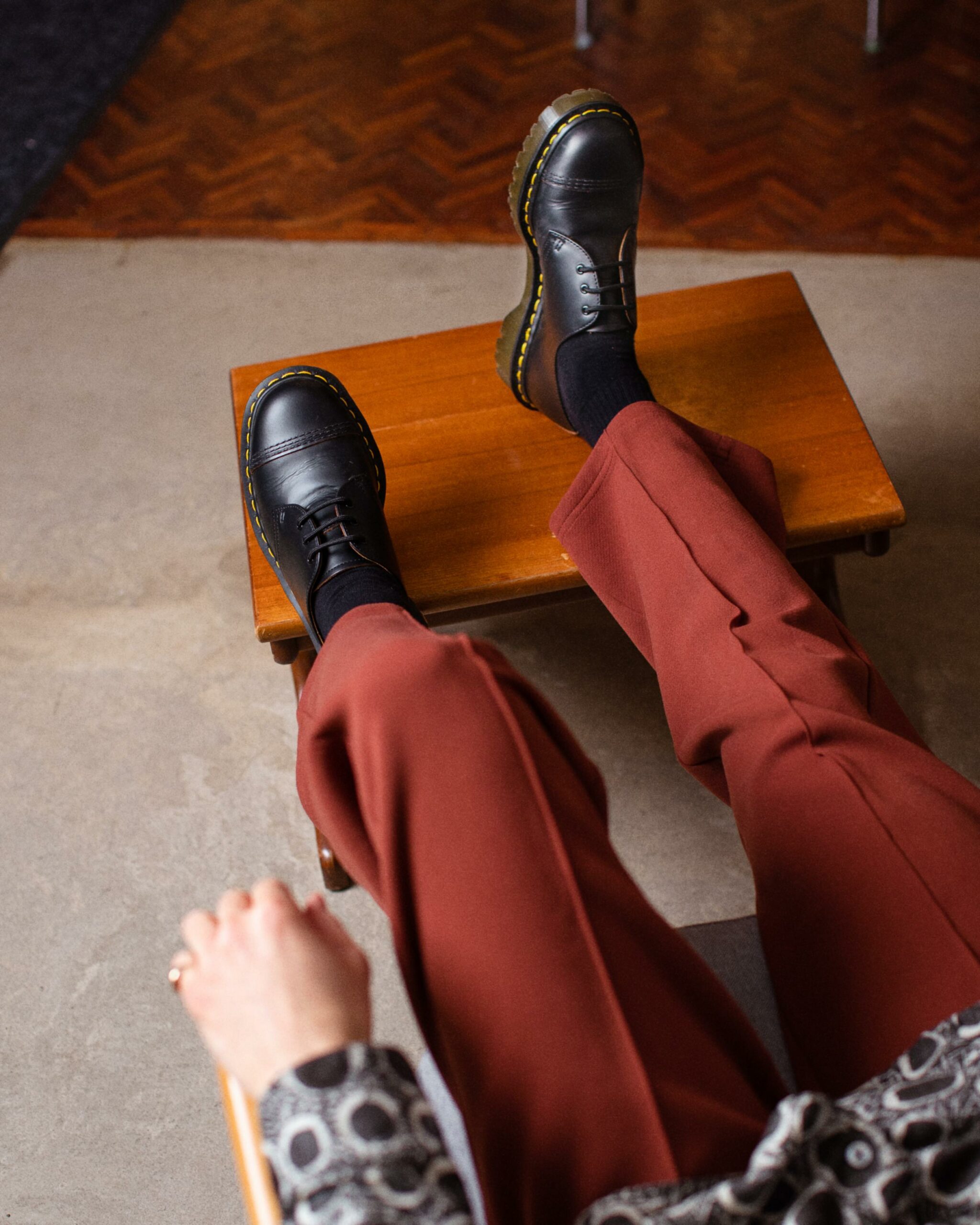 1461 Bex Made in England Toe Cap Oxford Shoes