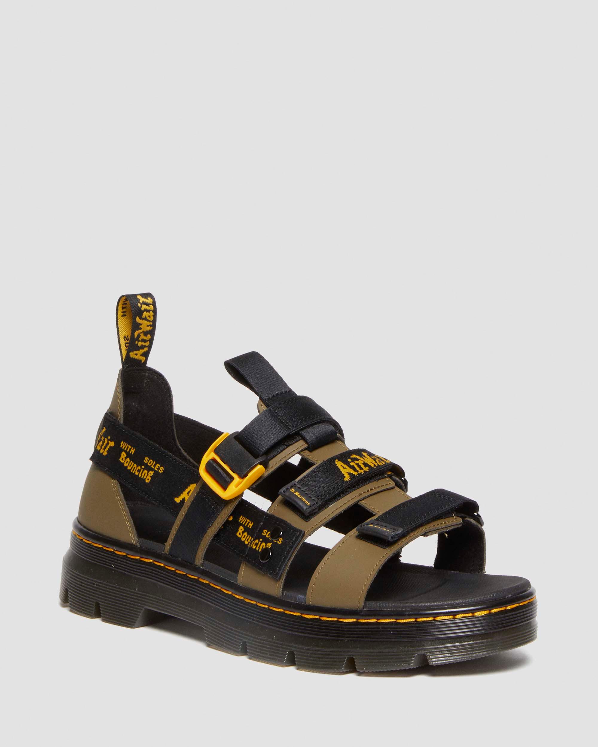 Pearson II Leather Logo Strap Sandals