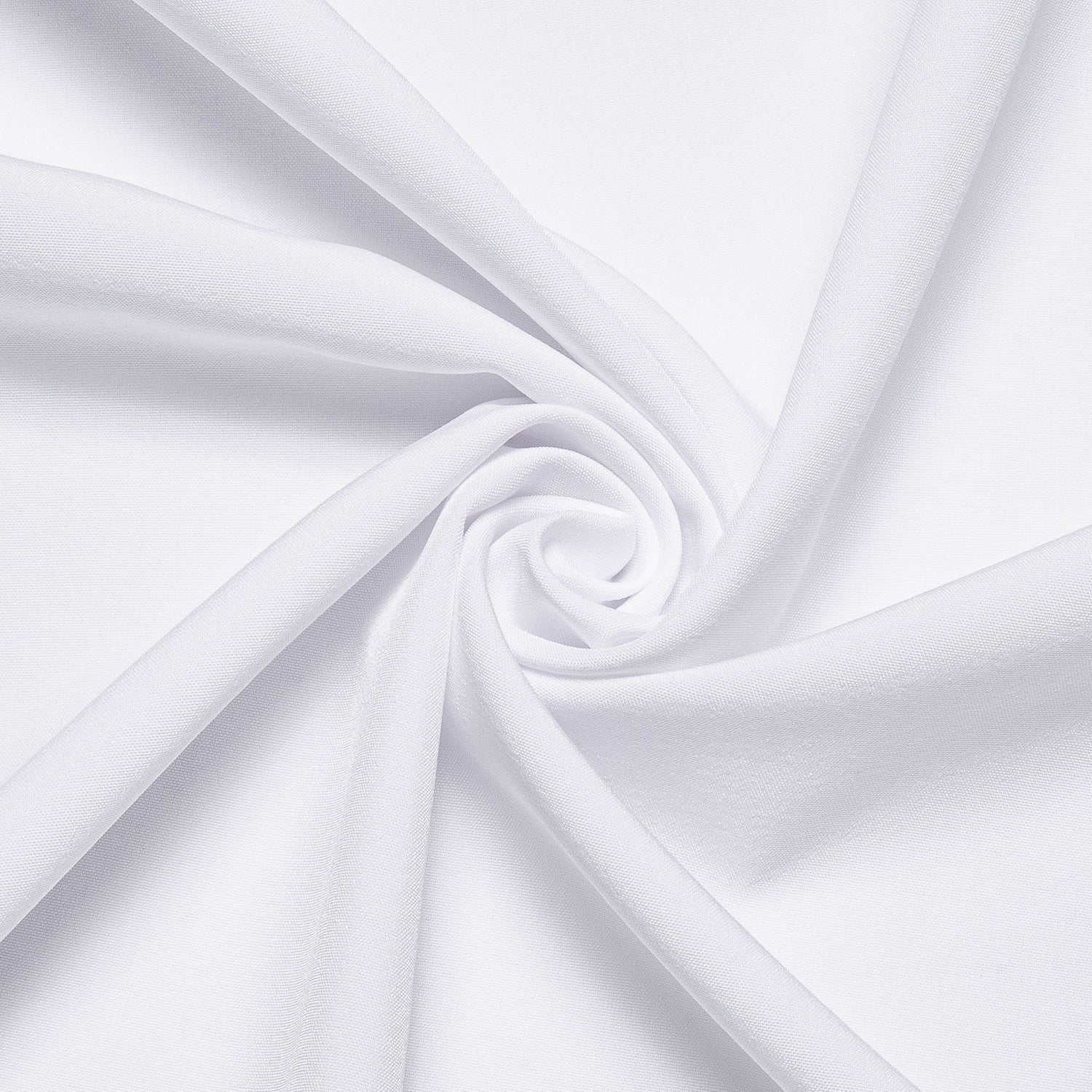 White Solid Silk Men's Long Sleeve Business Shirt