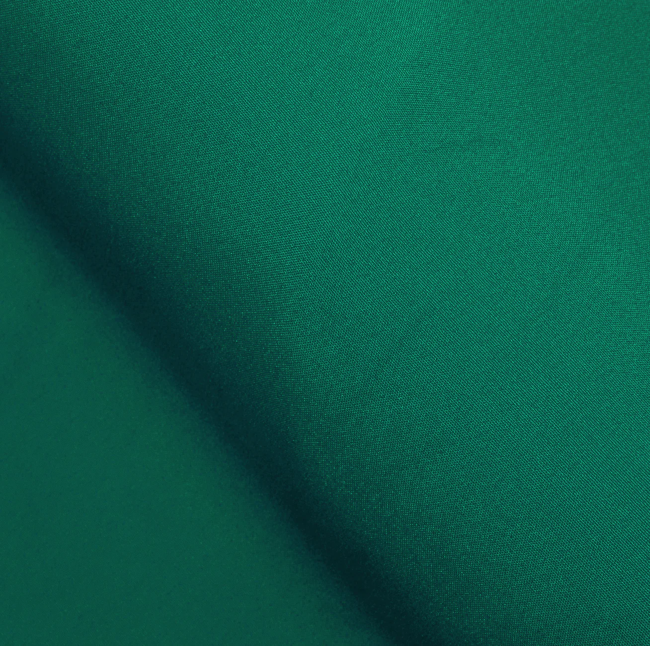 Dark Green Solid Woven Men's Long Sleeve Shirt