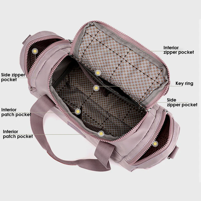 3 Way-Use Waterproof LargeCapacity Casual CrossbodyBag