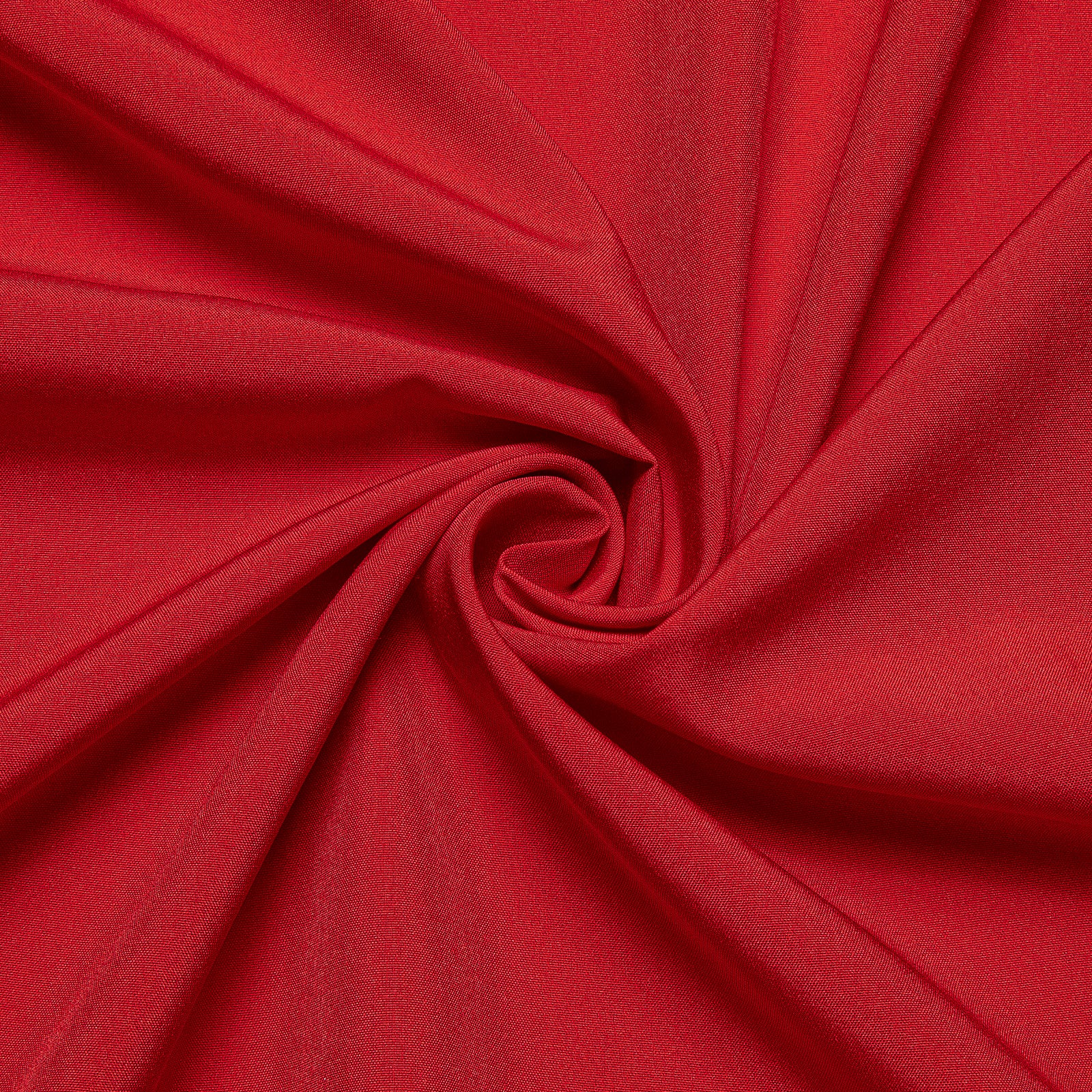 Red Solid Silk Men's Long Sleeve Business Shirt