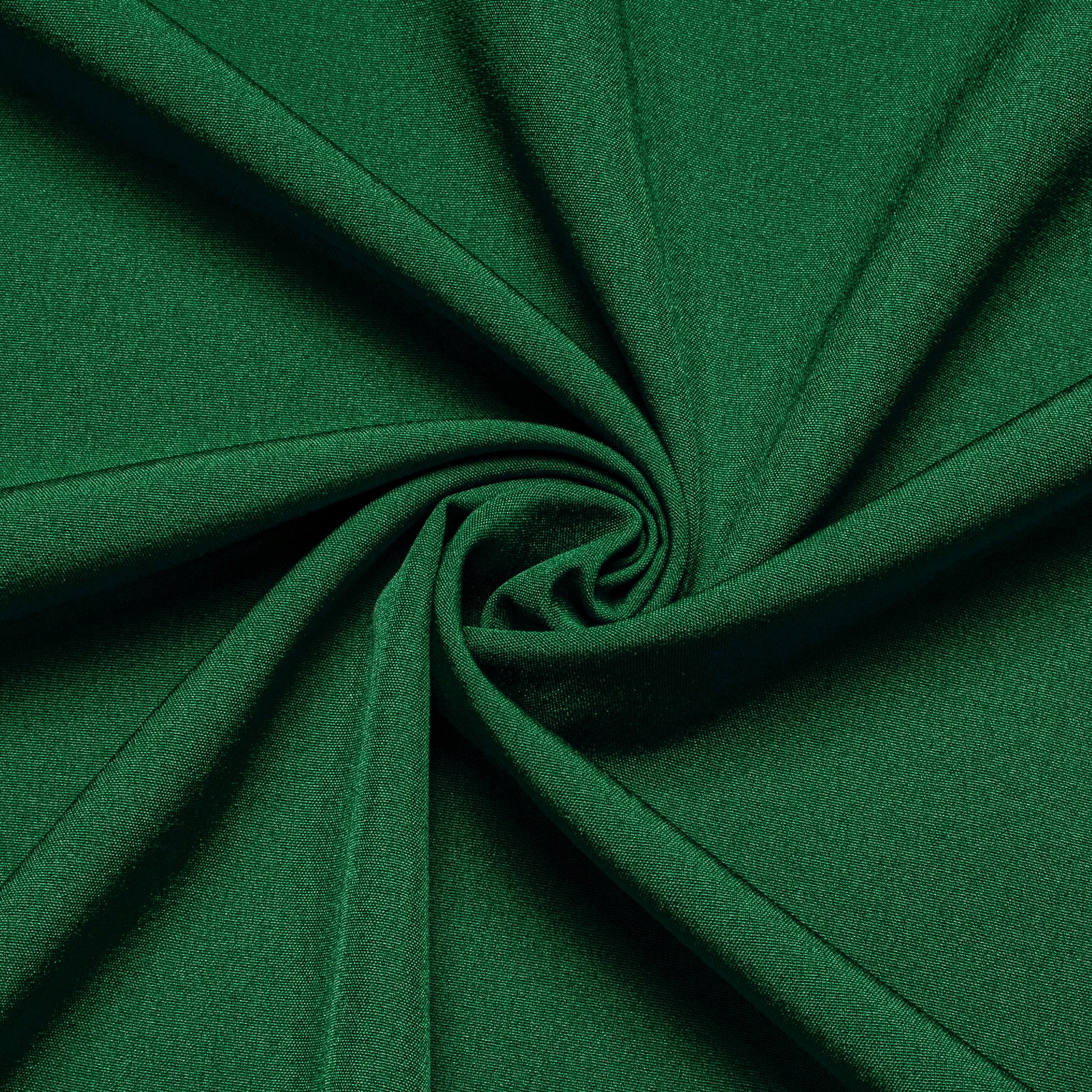 Emerald green Solid Silk Men's Long Sleeve Shirt