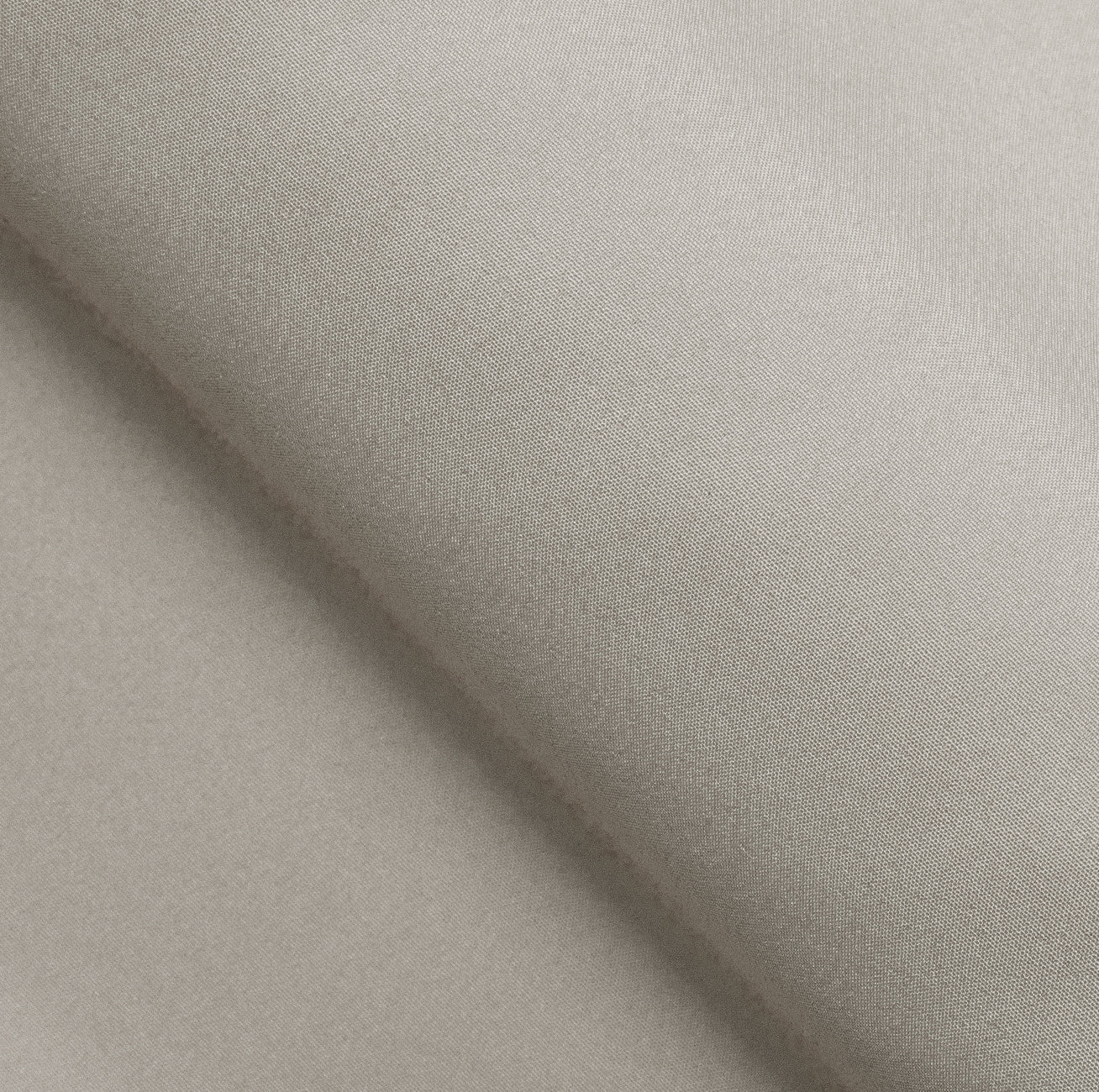 Light Grey Solid Woven Men's Long Sleeve Shirt