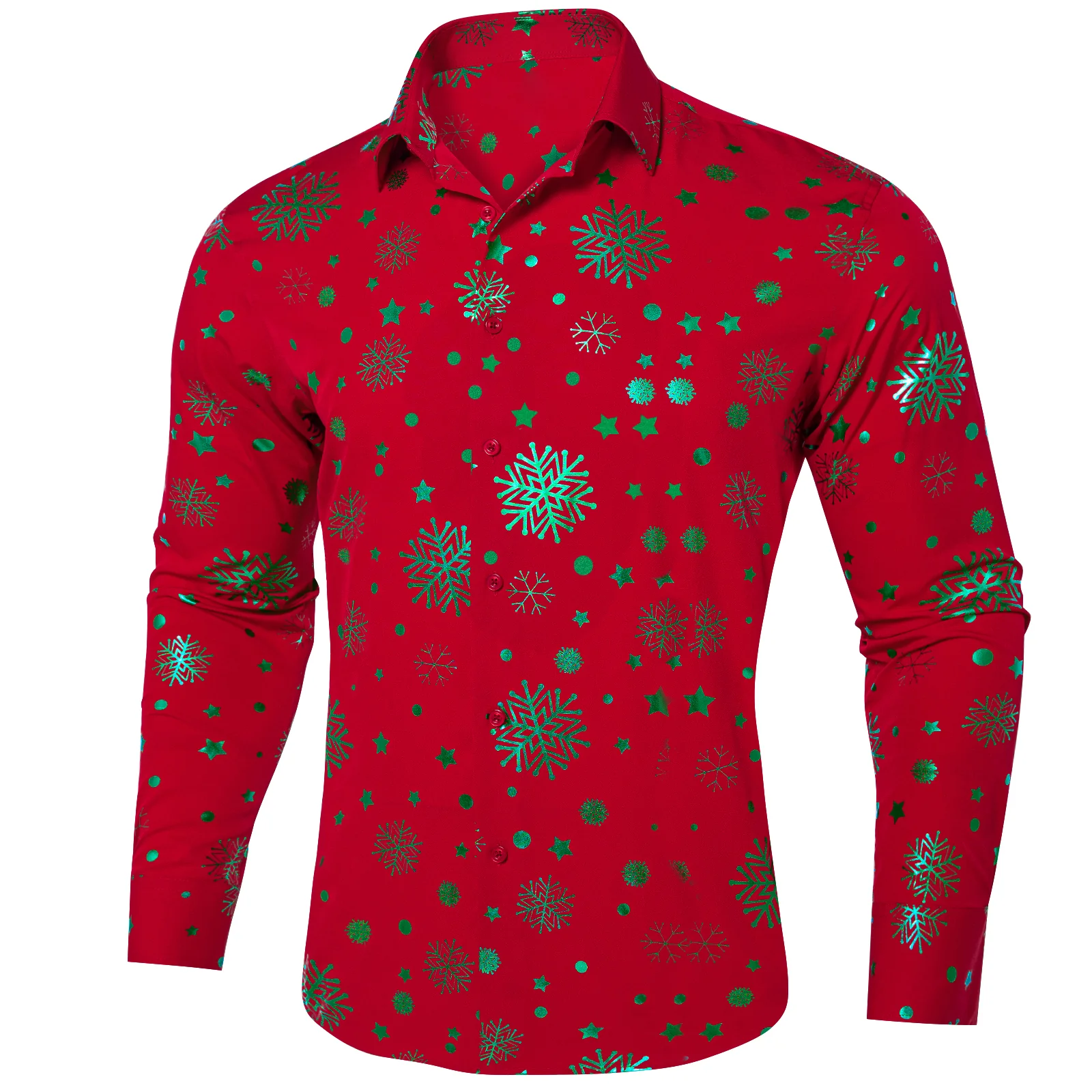 Red Green Christmas Tree Long Sleeve Shirt
