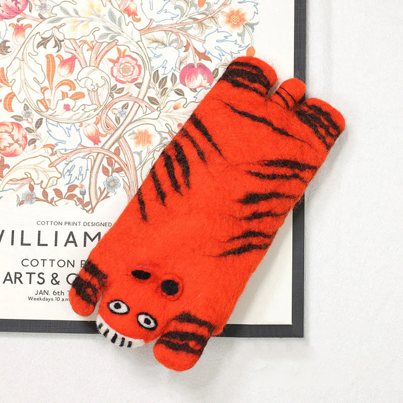 Wool Felt Phone Bag For Women Cute Animal Crossbody Bag