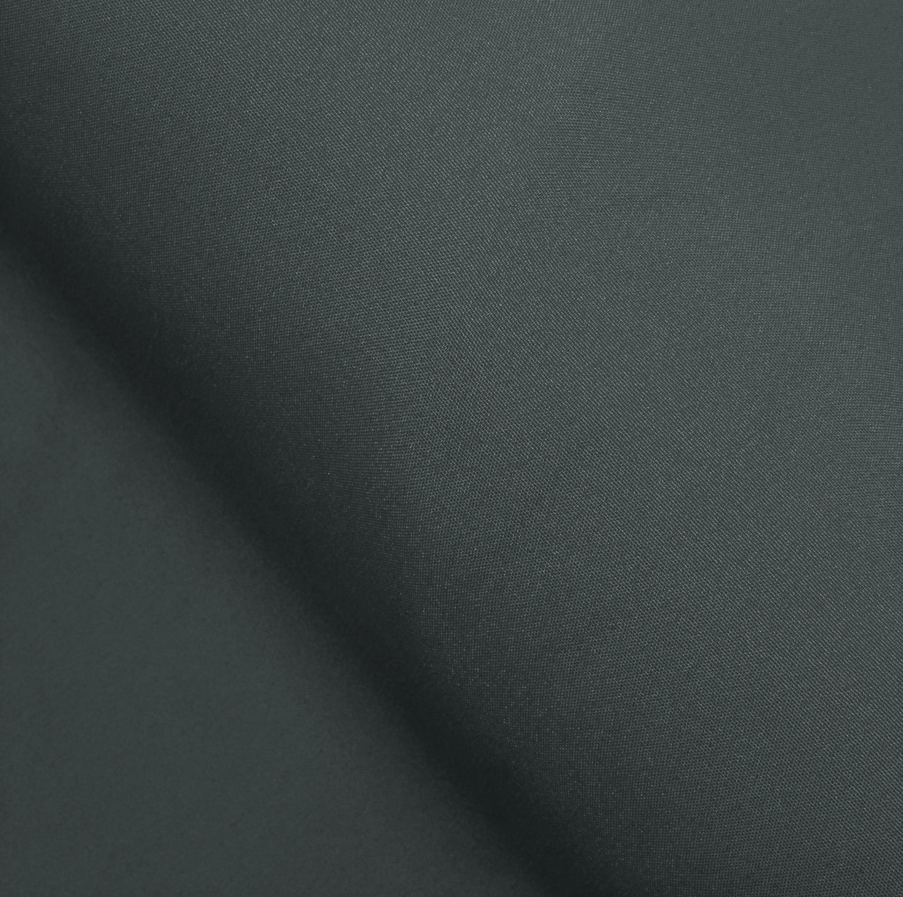 Dark Grey Solid Woven Men's Long Sleeve Shirt