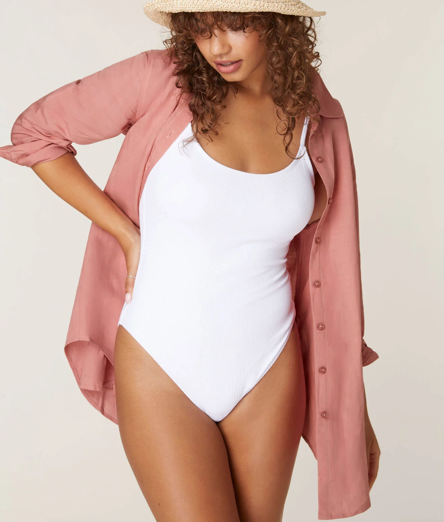 The Corvo Button Up - Linen - Sunset