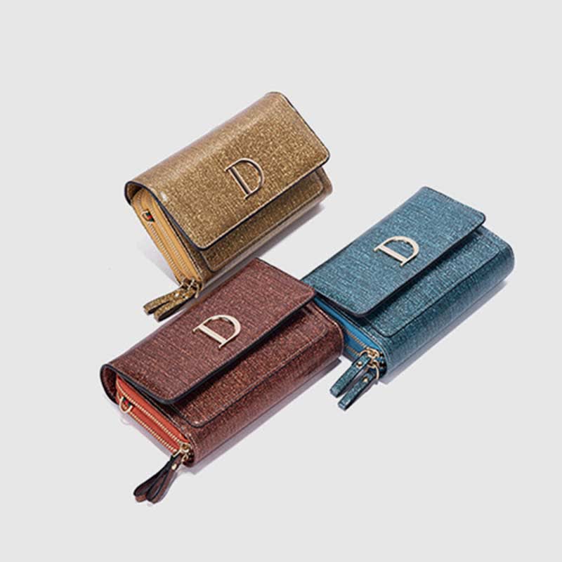 Women's Small Crossbody Purse Handbag Glitter Shoulder Phone Bag