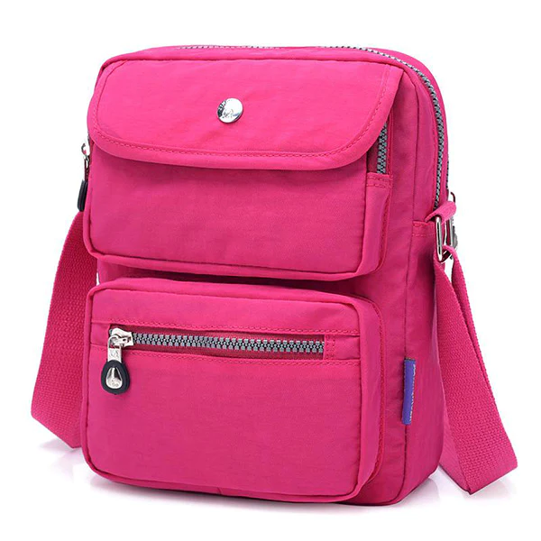 Multi-pocket Nylon Shoulder Bag