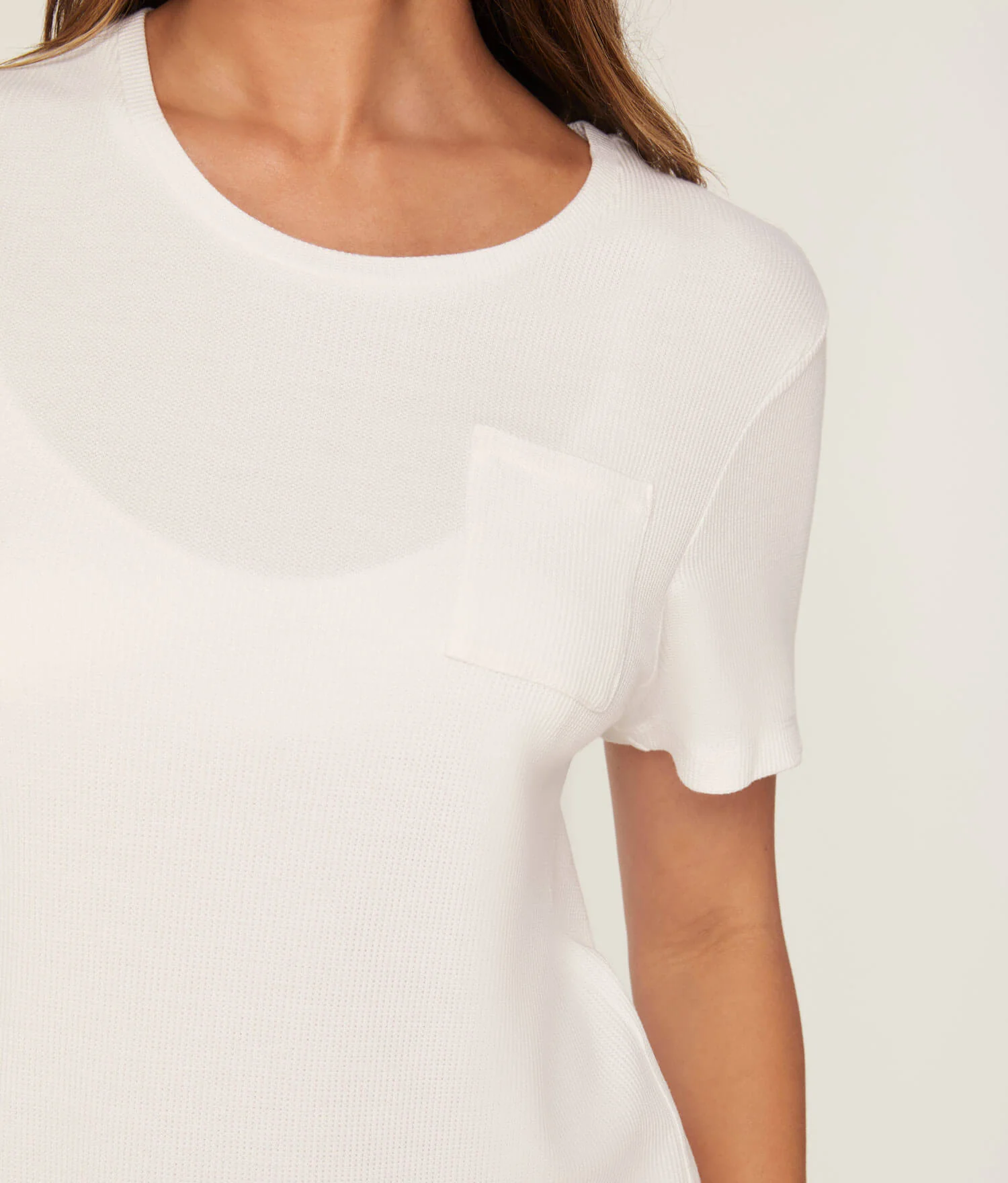 The Sleep Tee - Waffle - Snow