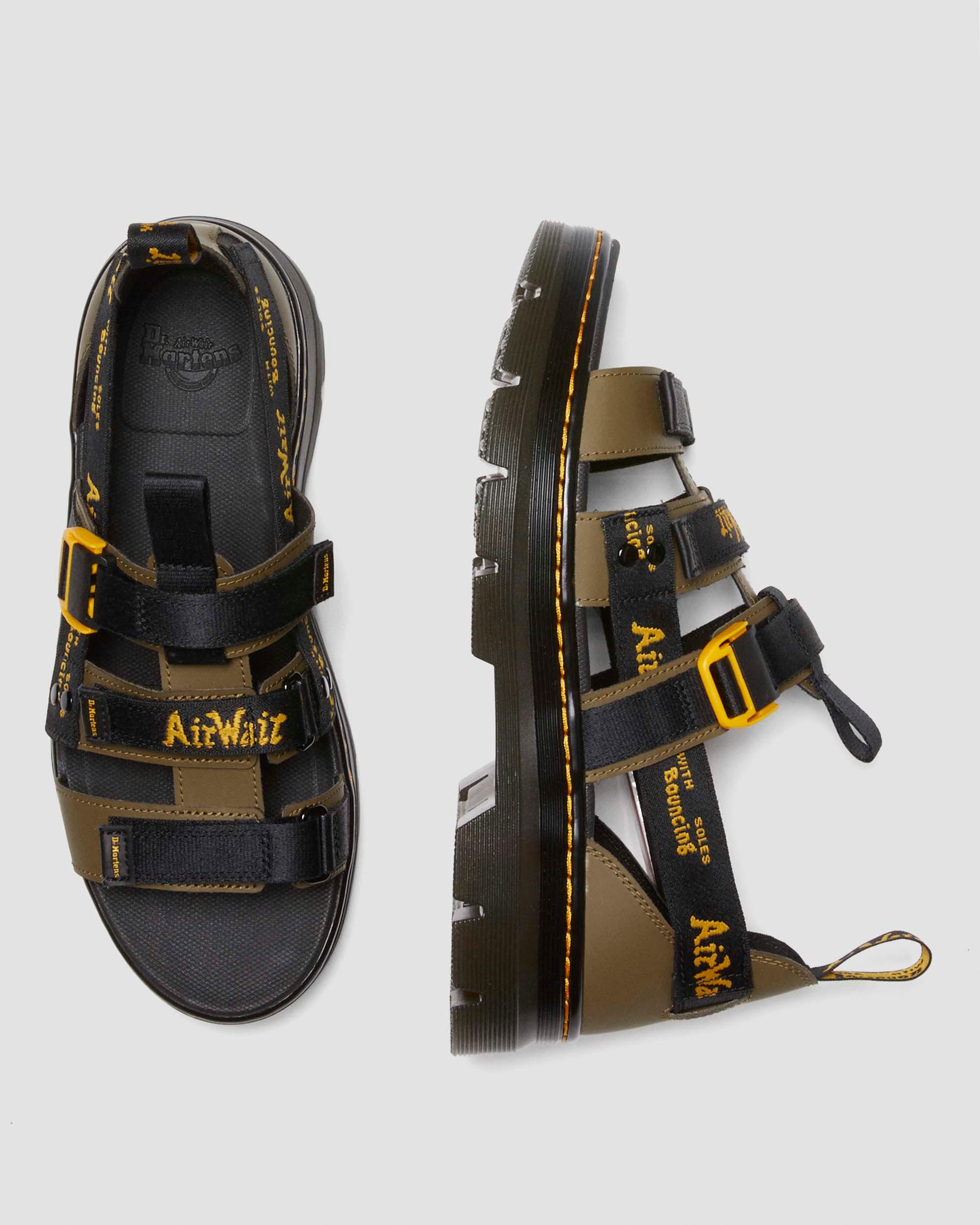 Pearson II Leather Logo Strap Sandals