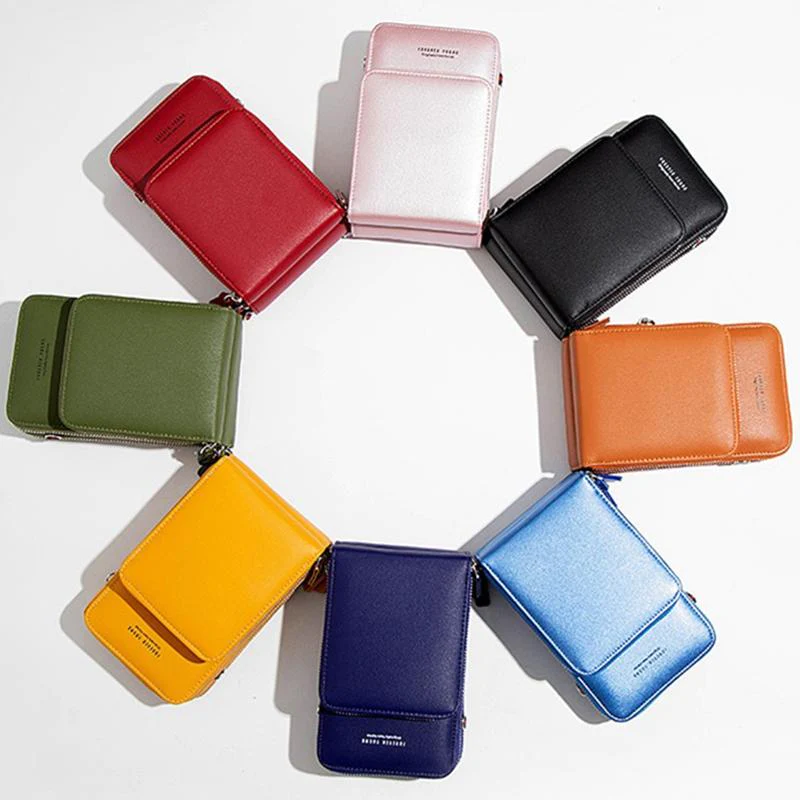 Large Capacity Multi-Slot Crossbody Phone Bag