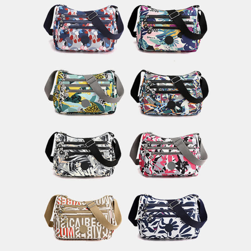 Multi-Pocket LargeCapacity Waterproof Casual CrossbodyBag