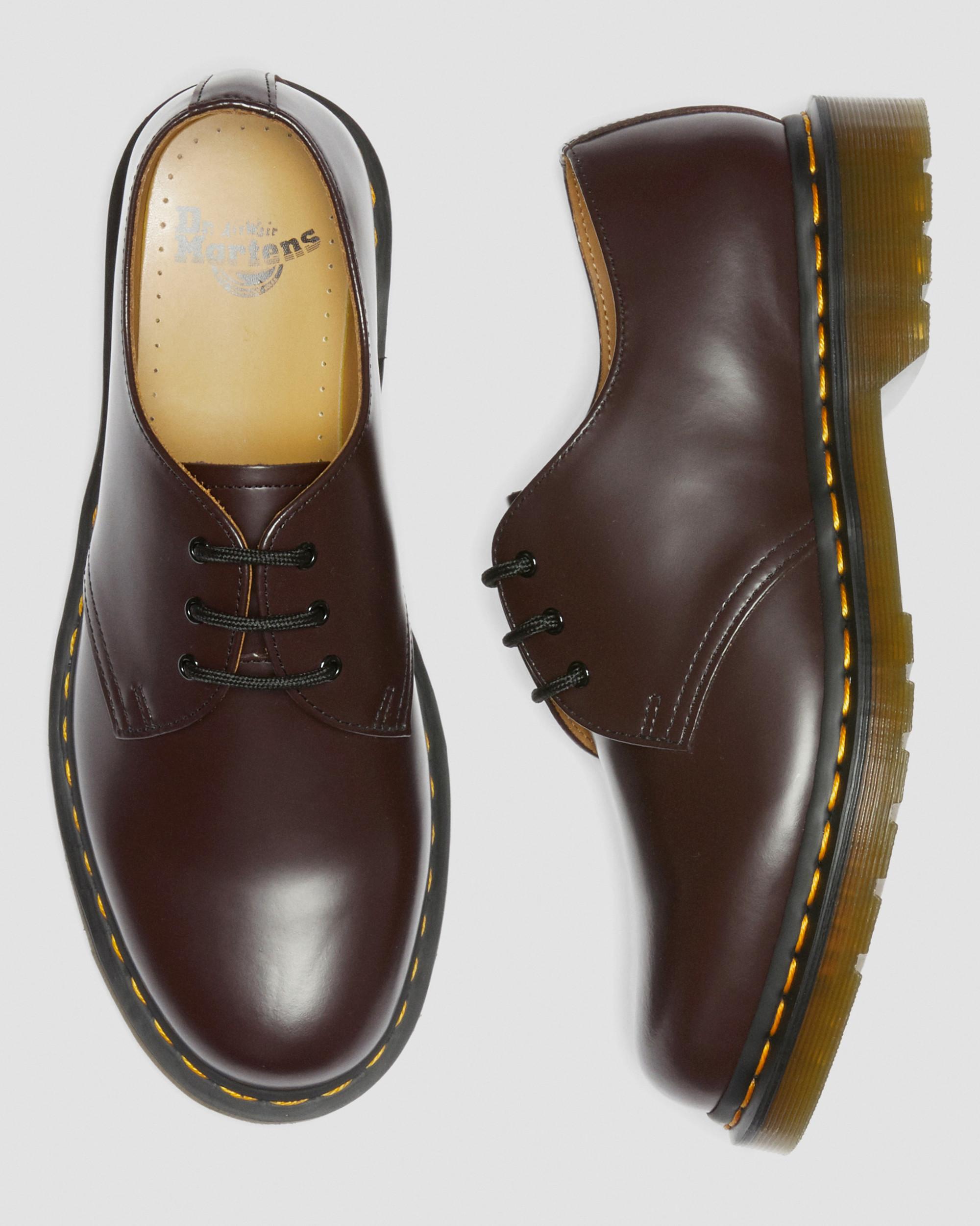 1461 Yellow Stitch Leather Oxford Shoes