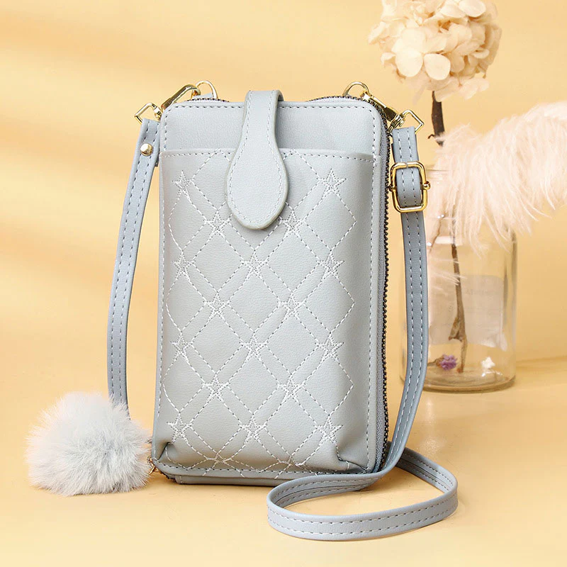 Multifunctional Elegant Embroidery Phone Bag Crossbody Bag