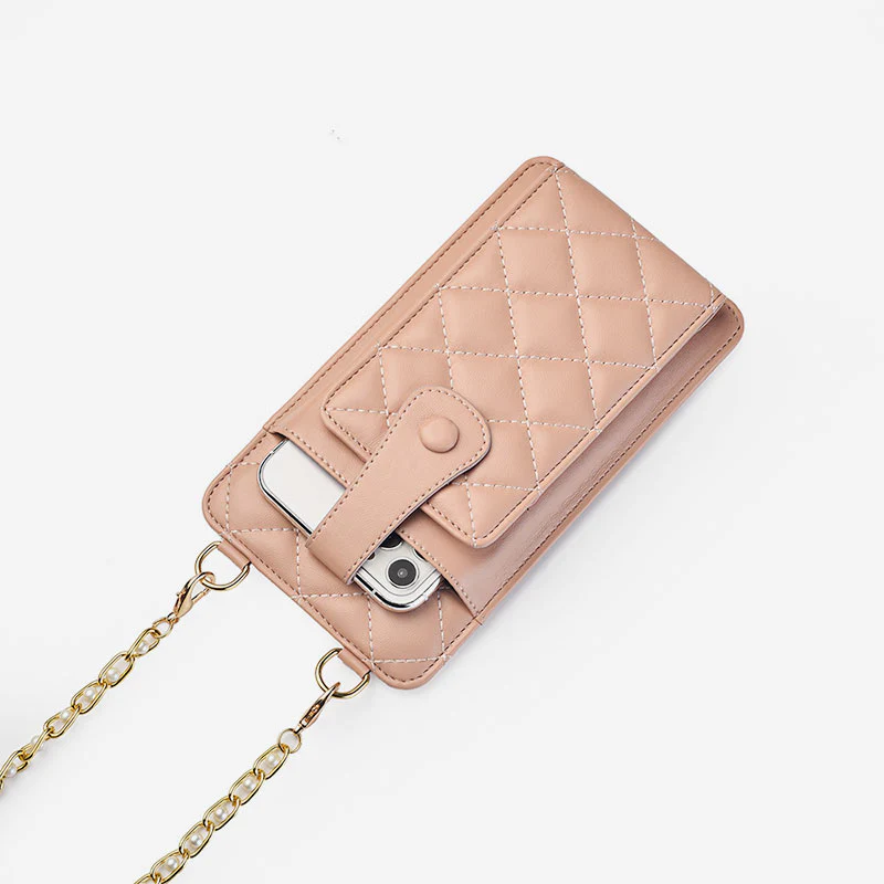 Elegant Embossing Small Crossbody Phone Bag