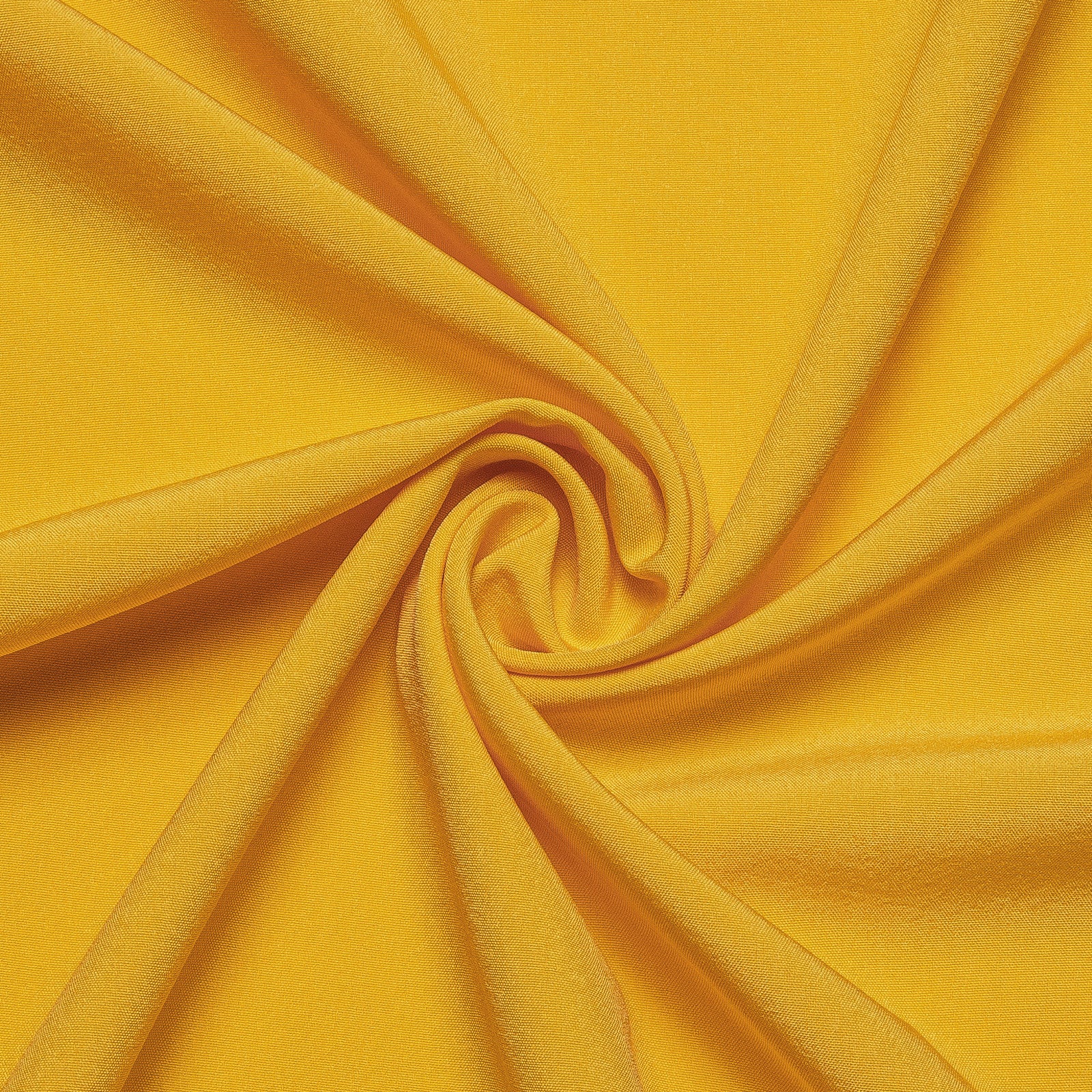 Yellow Solid Silk Men's Long Sleeve Business Shirt