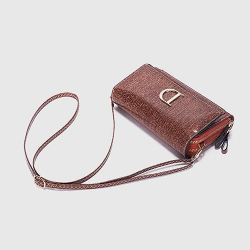 Women's Small Crossbody Purse Handbag Glitter Shoulder Phone Bag