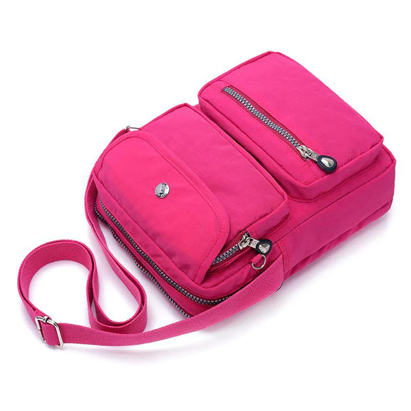 Multi-pocket Nylon Shoulder Bag