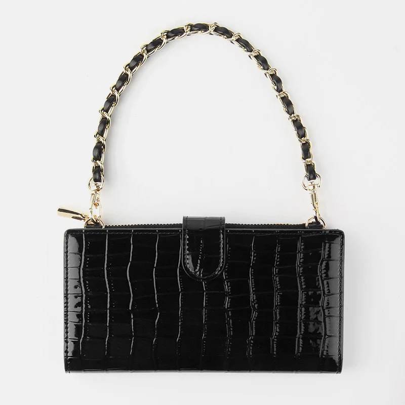 Embossing Elegant Magnetic Phone Bag Handbag Crossbody Bag