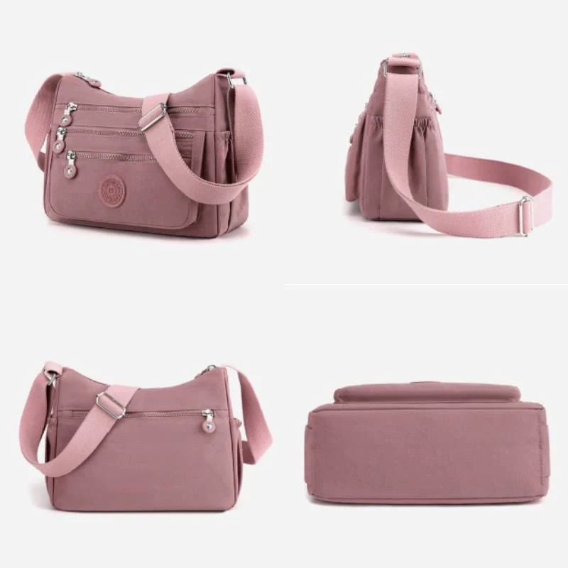 Multi-Pocket LargeCapacity Waterproof Casual CrossbodyBag