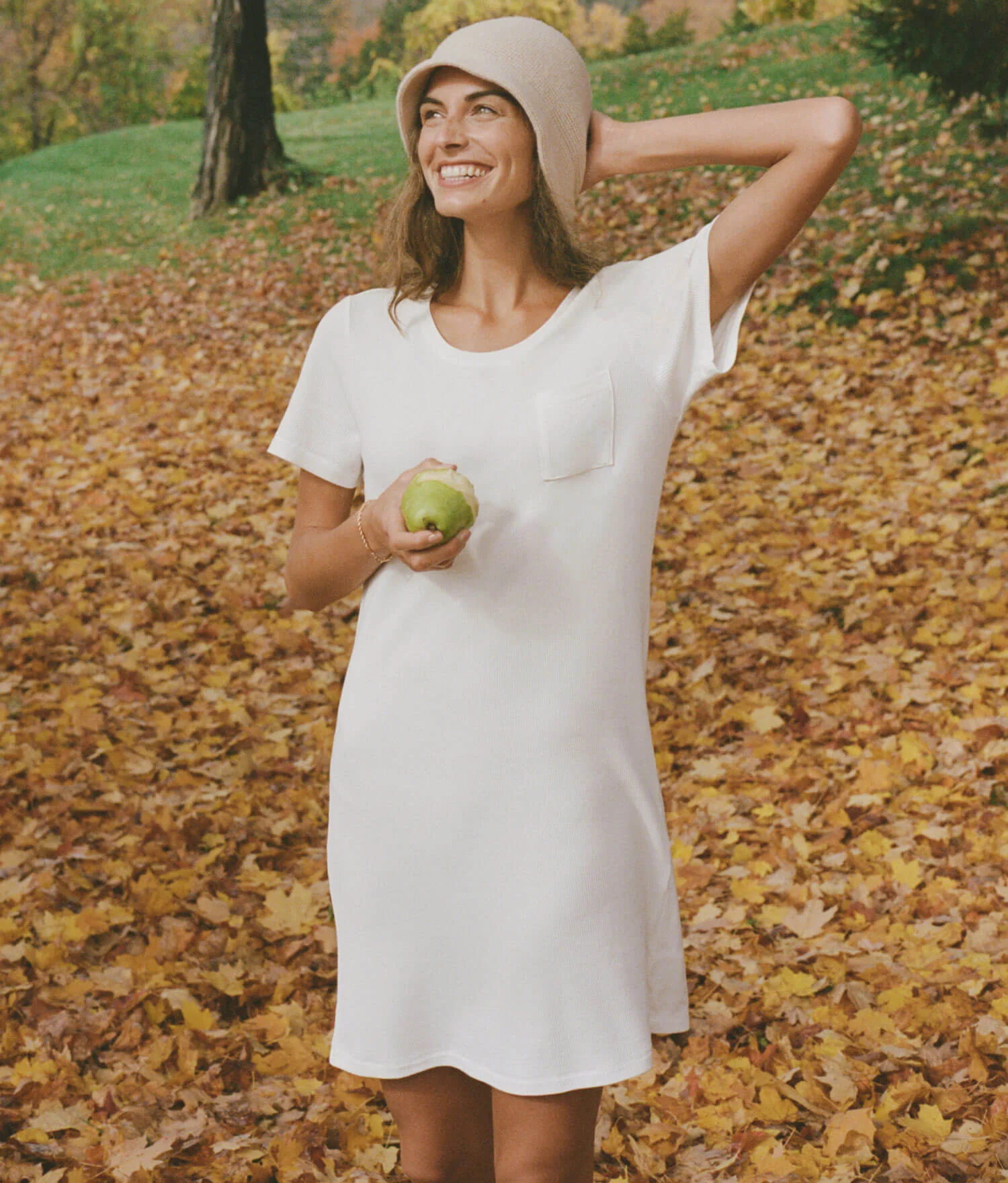 The Sleep Tee - Waffle - Snow