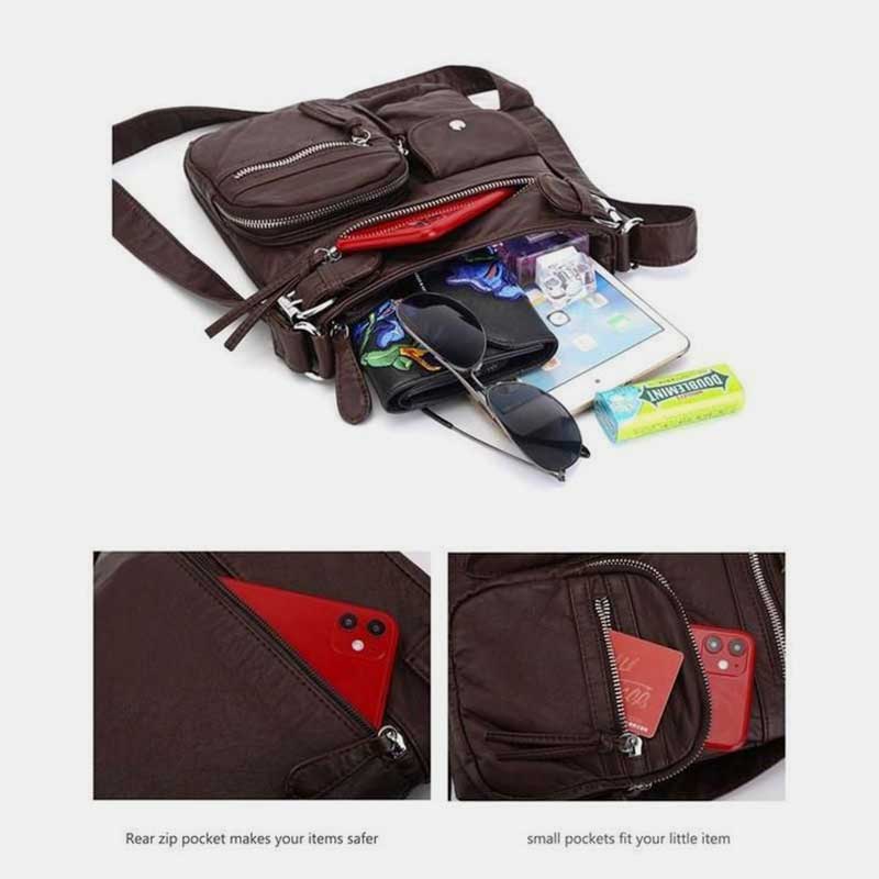 Large-Capacity Waterproof Crossbody Bag