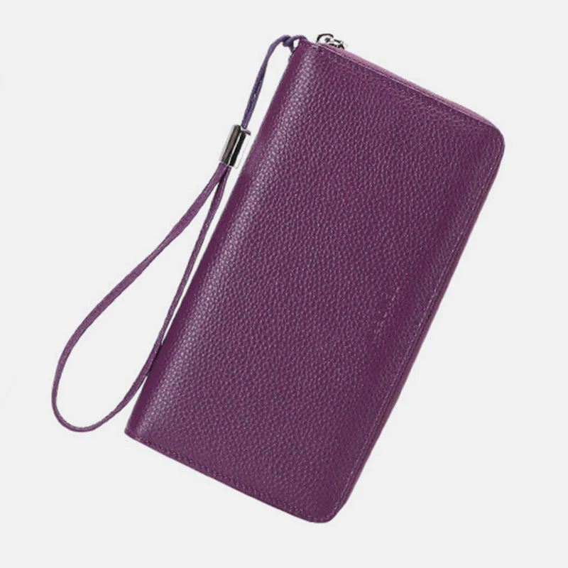 RFID Genuine Leather Large Capacity Wallet