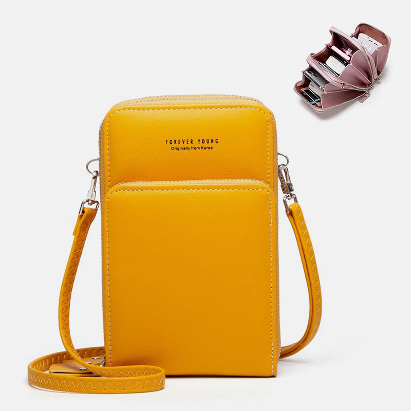 Large Capacity Multi-Slot Crossbody Phone Bag