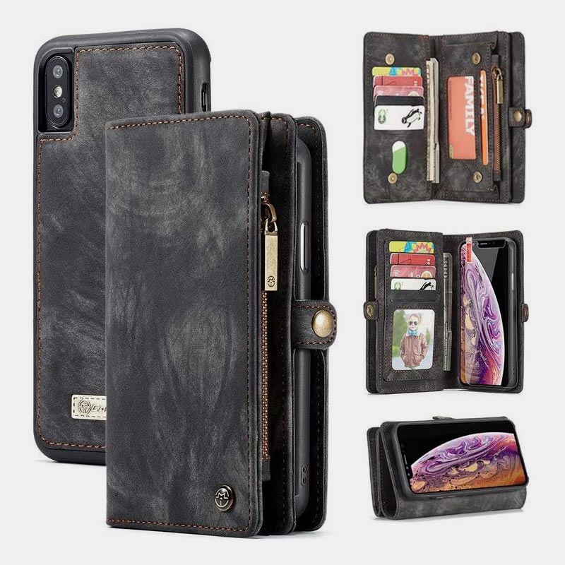 2 in 1Magnetic Wallet Detachable Case for Phone
