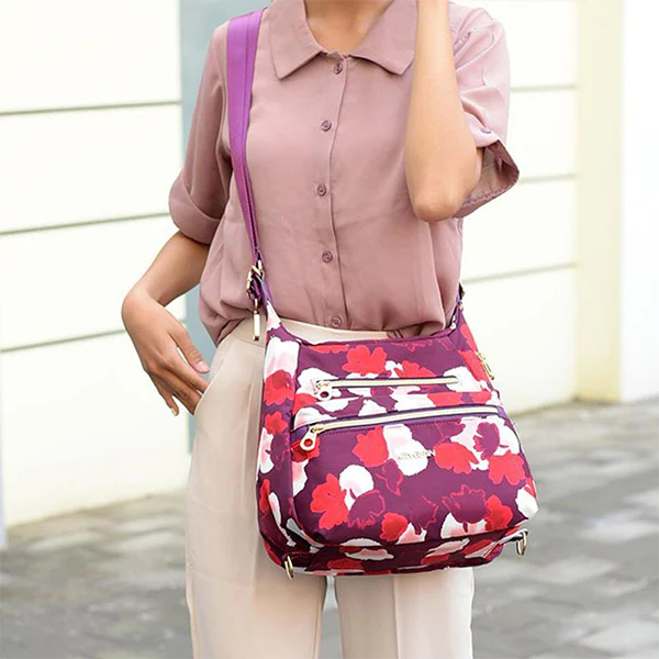 3-Ways Use Water-Resistant Crossbody Bag