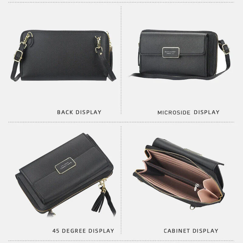 High Capacity Multi-Slot Crossbody Phone Bag