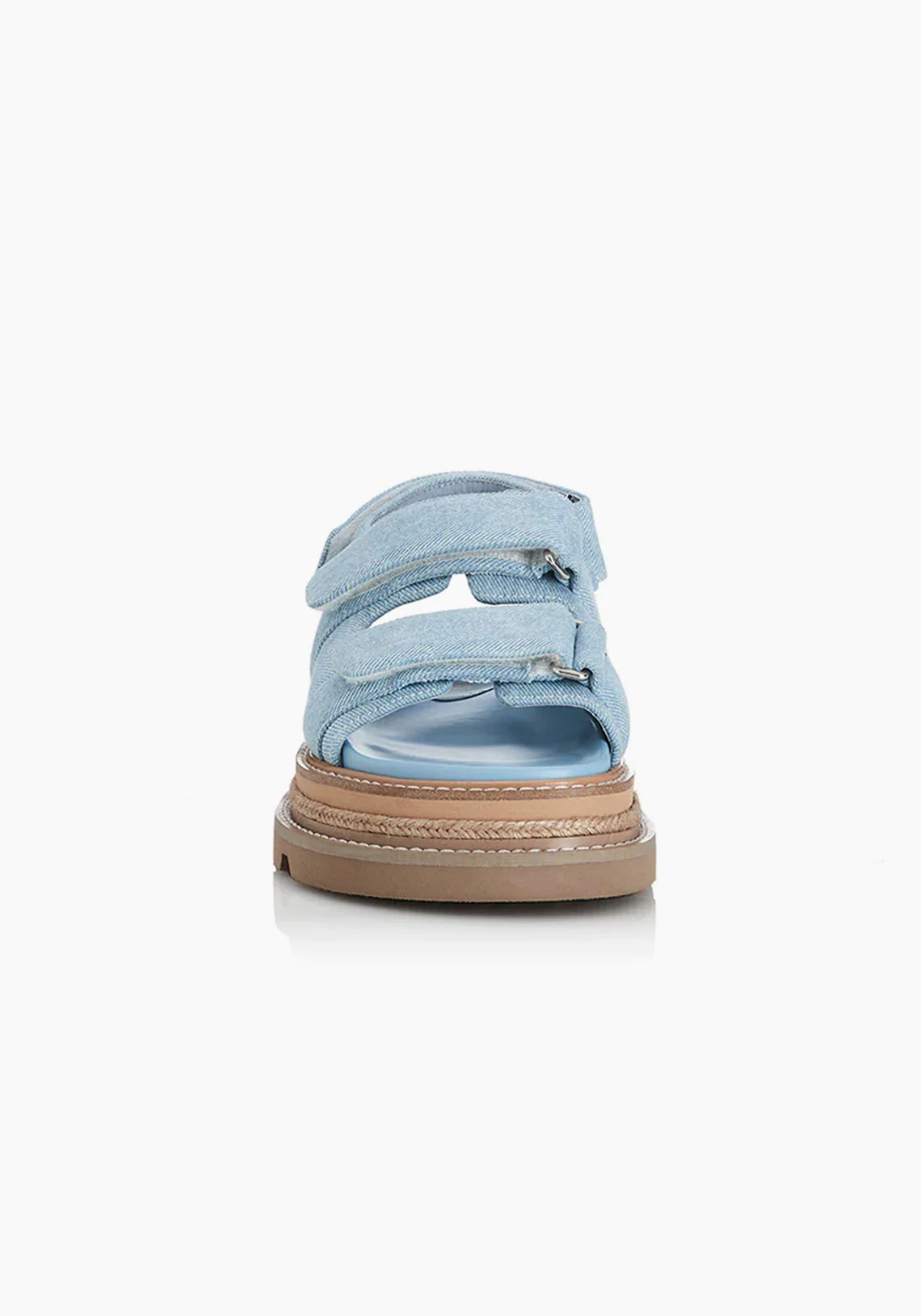 VEDA SANDAL LIGHT DENIM