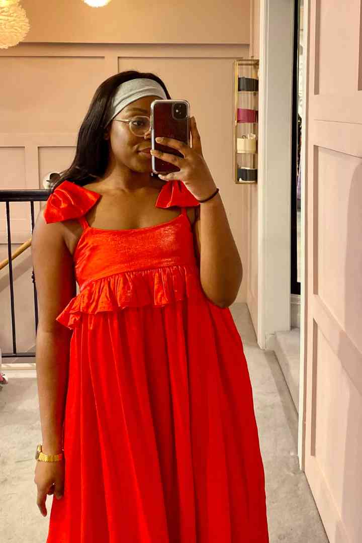 Cecilia Bow Midi Dress