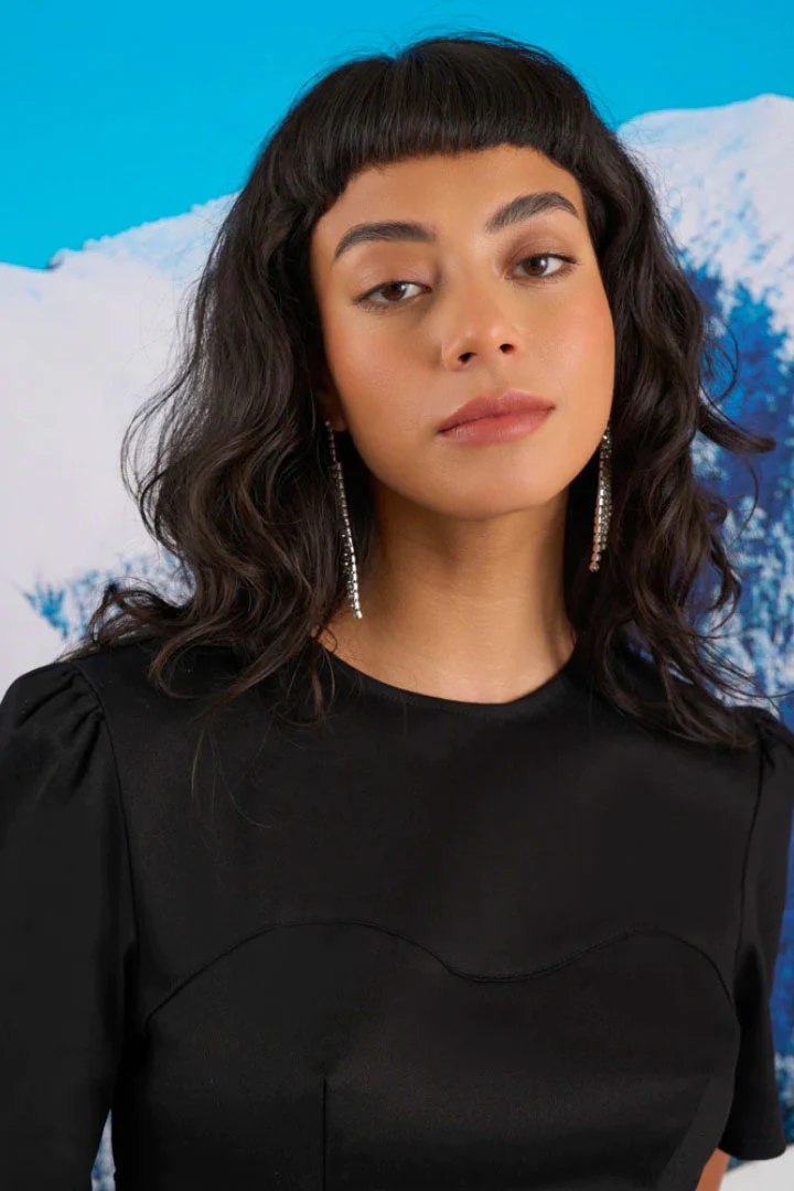 Anya Seamed Midi Dress