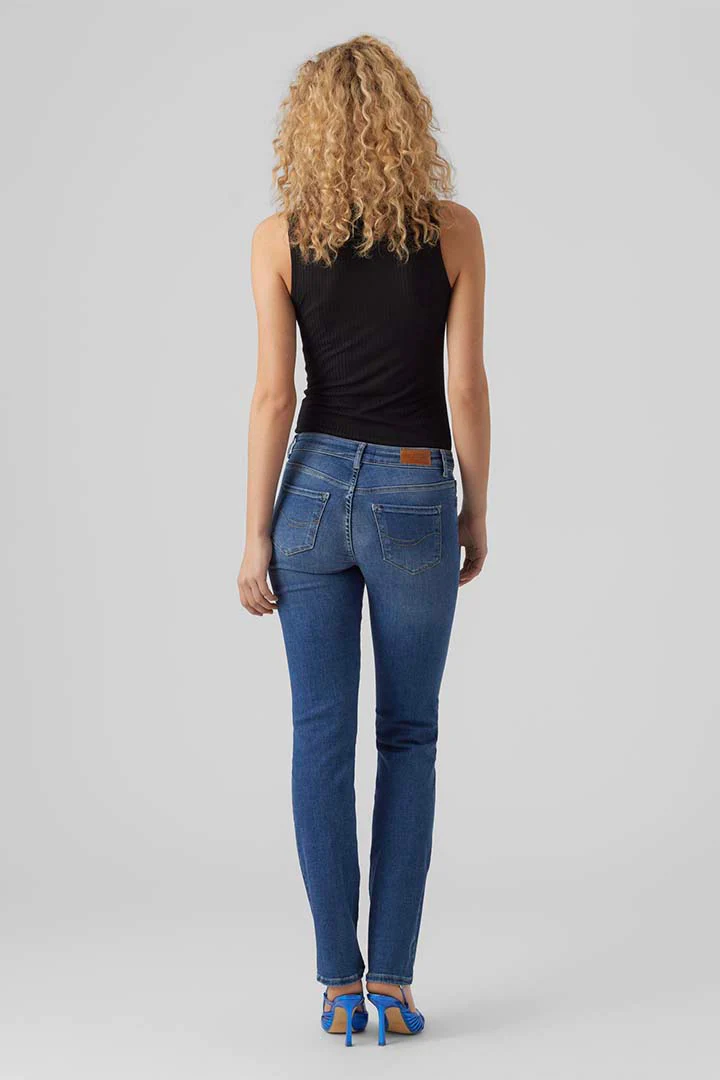 Daf Mid Rise Straight Jeans