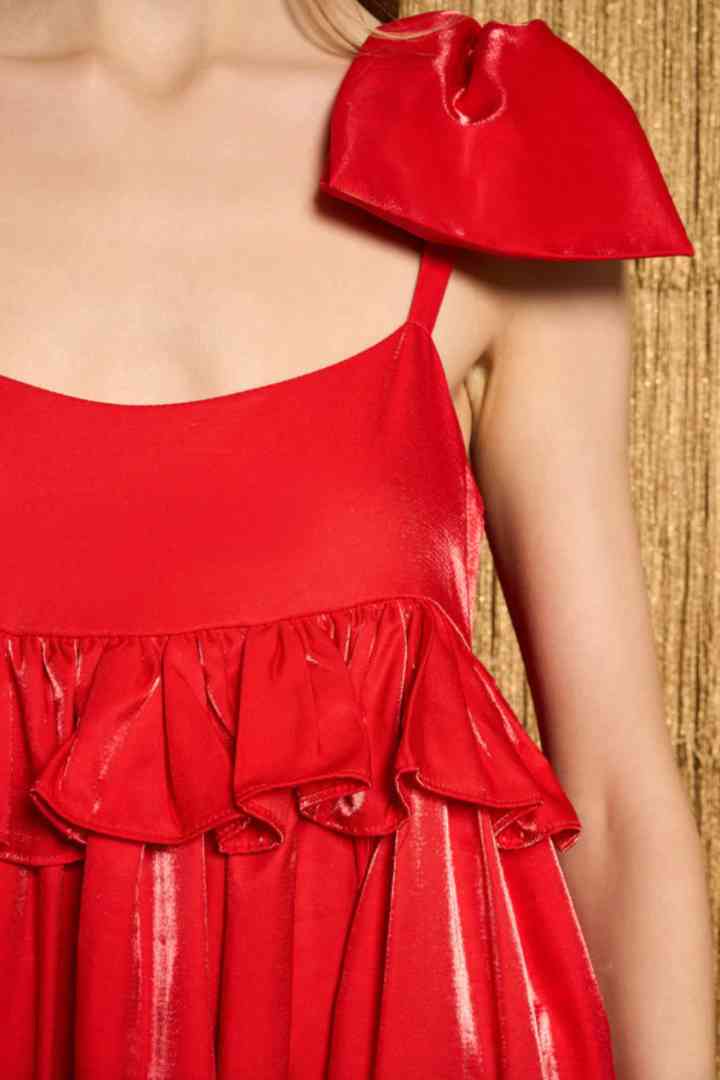 Cecilia Bow Midi Dress